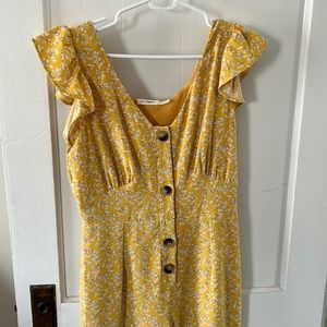 Yellow romper size M
